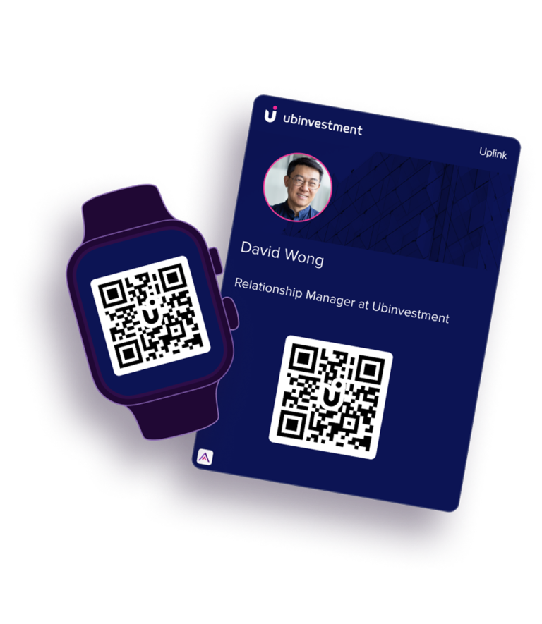 visualisation of Smartcard QR code on mobile and a smartphone