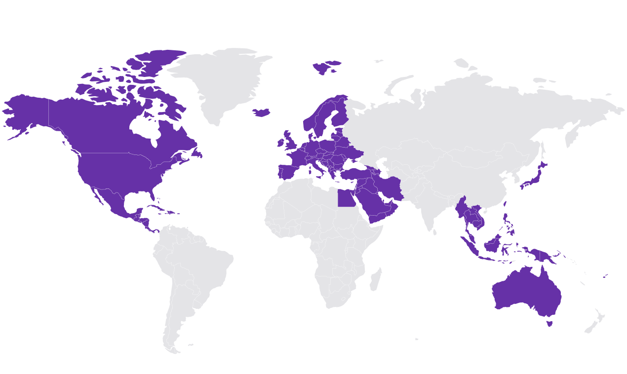 global reach map graphic - GoUpscale