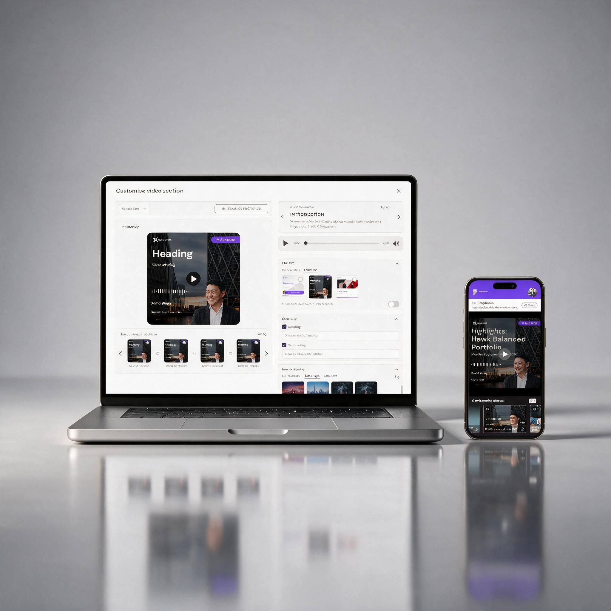 the platform mockup - GoUpscale